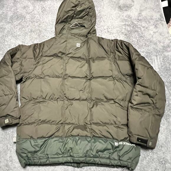 Ride Snowboards Coat Mens XL Ridedry Series Jacket Hooded Down Ski Snow Green - Picture 4 of 10